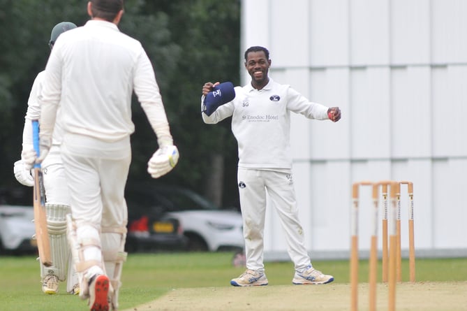 Devon Cricket League A  Division. Torquay and Kingskerswell versus Bridestowe. Bridestowe's Shaquan Glasgow happy with his team's five wicket win