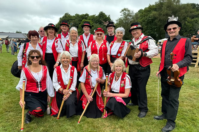 Winkleigh Morris performed at the 47th Dartmoor Folk Festival.
