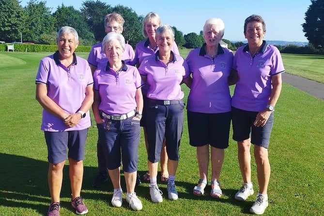 Okehampton GC's successful President's team