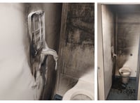 Another arson attack on Bedford Square toilets