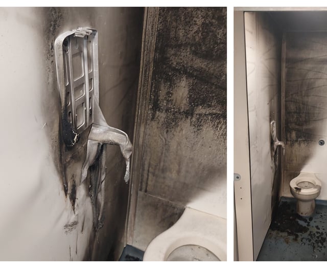 Another arson attack on Bedford Square toilets