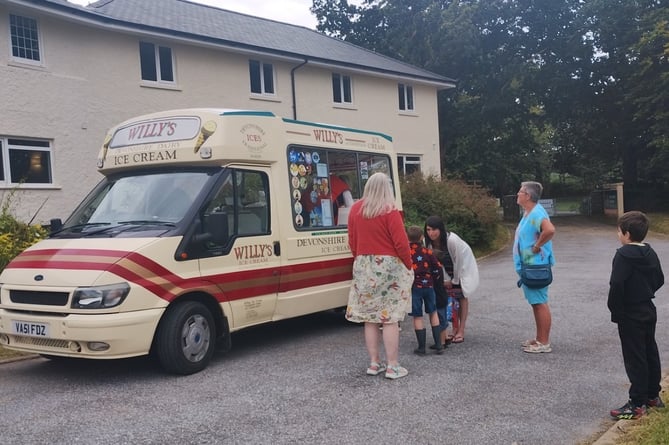 The Willy's ice cream van was a hit with young and old