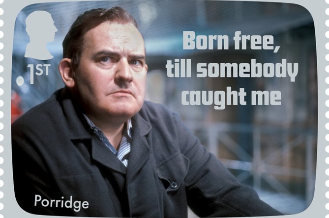 The Royal Mail is launching a new range of stamps based on the popular TV comedy Porridge.P