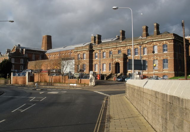 Exeter Prison.  (Image courtesy Geograph)