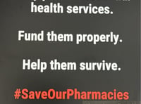 Tavyside Pharmacy participates in #SaveOurPharmacies