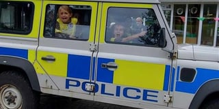 Bere Alston Brownies host the police