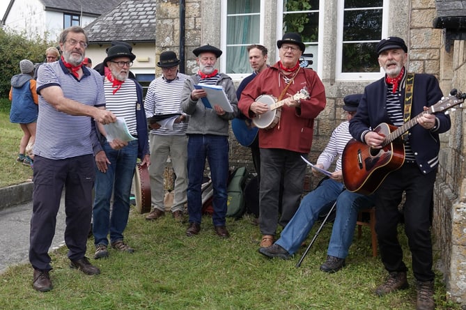 The Tavy Tars put on a rousing show