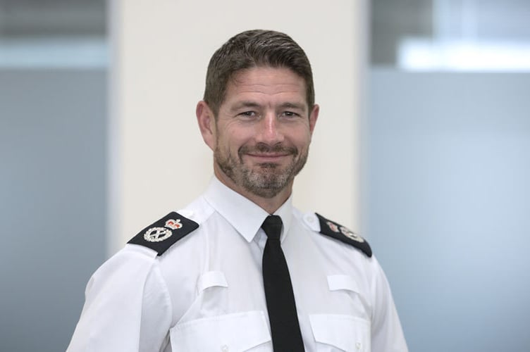 Acting chief constable of Devon and Cornwall Police Jim Colwell. 