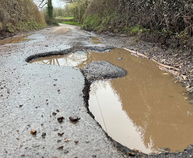 Potential cash boost to combat Devon's potholes