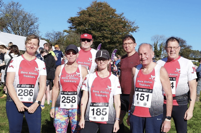 Bere Alston Trekkers take on the Tavy 7