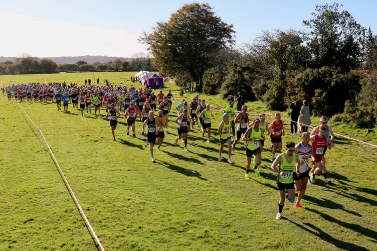 Tavistock Athletic Club Tavy 7 start.