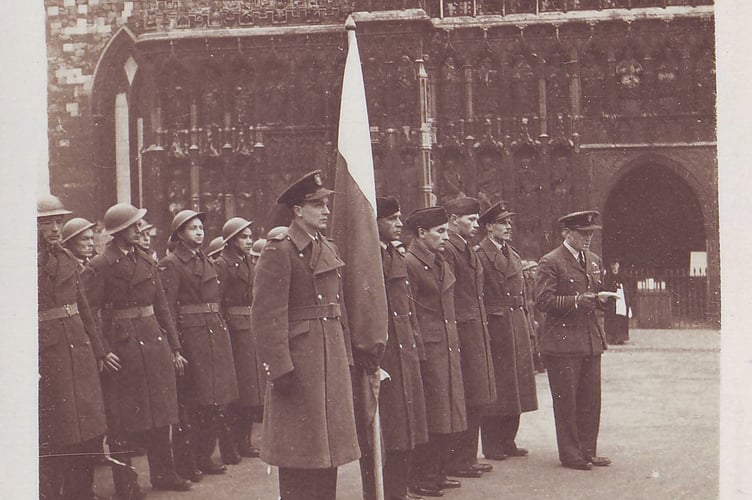 The Polish flag will be raised in a civic ceremony on November 15 at 10am; the same date the Polish presented Exeter with a Polish flag to represent the friendship between the squadron and the city in 1942 at Exeter Cathedral. (Picture: 307 Squadron Project)