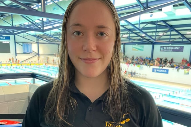 Tavistock Swimming Club's Hannah Walker competed in the regional winter meet.