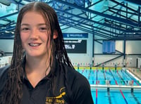 Young Tavistock swimmers' regional meet