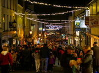 Tavistock shops are open for late night Christmas shopping tonight