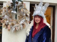 Snow queen's festive artistry 