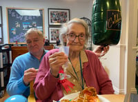 Party for Iris's  102nd birthday 