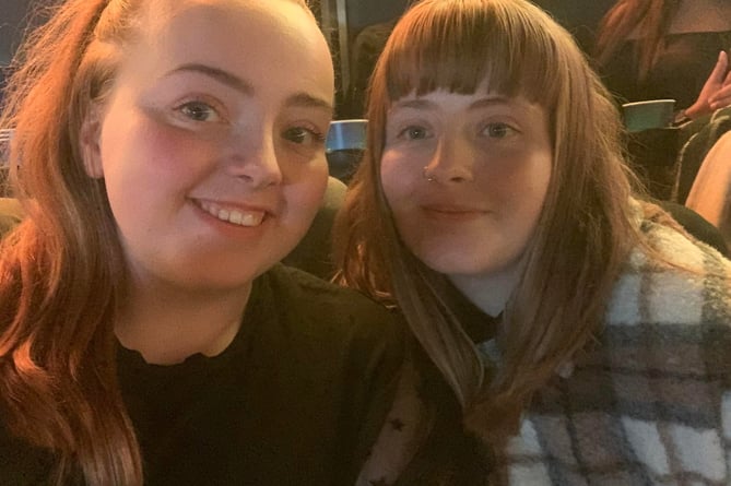 Abbie (right) and Kayleigh (left)