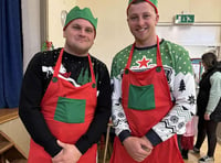 Young farmers stage fundraising Santa big breakfast