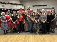 Okehampton jive group celebrates with an end of year party