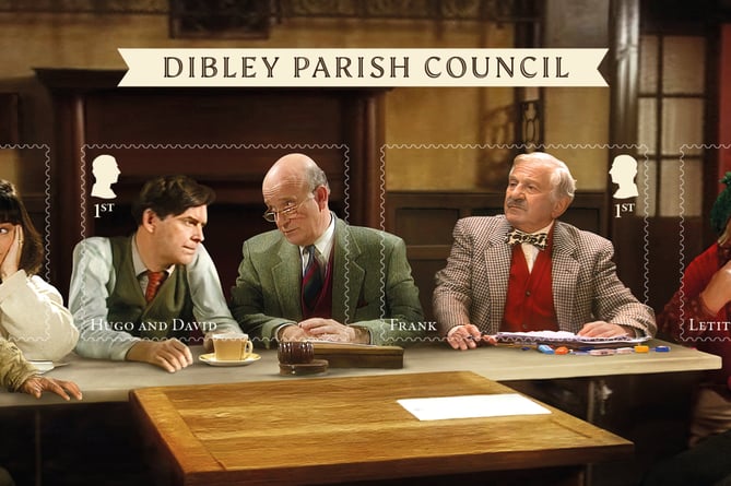 The special Vicar of Dibley stamps