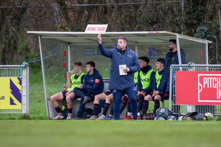 Tavistock AFC manager Stuart Henderson