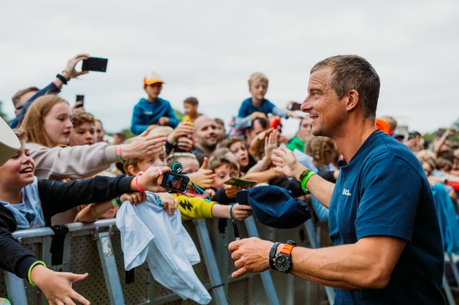 Bear Grylls at last year's Gone Wild festival