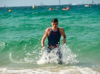 Student battles seasickness in open-swim triumph