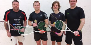 Quarterly handicapped squash affair 