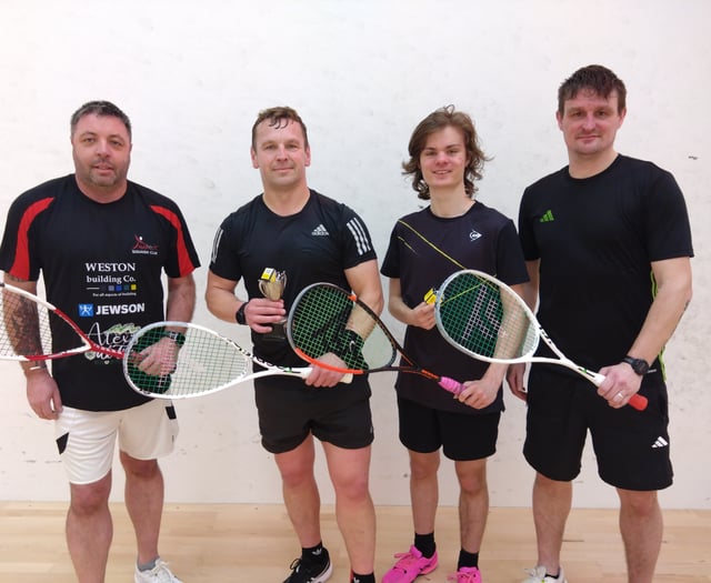 Quarterly handicapped squash affair 