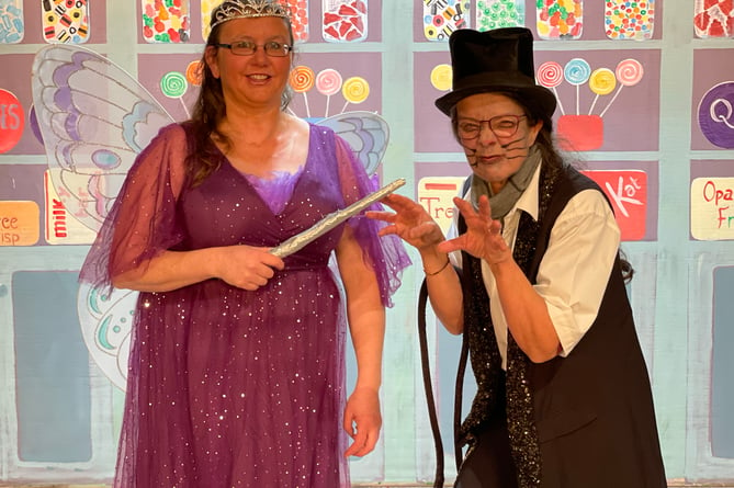 Phyl's Follies Dick Whittington - Fairy and King Rat.