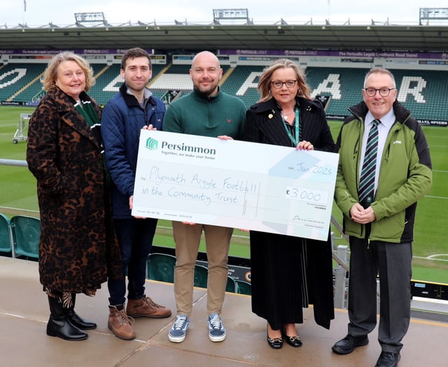 Builder boosts football charity funds