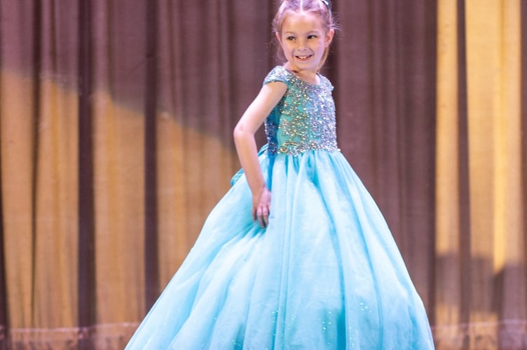 Dazzling Scarlett Hearn, five, winning the Pure UK pageant finals