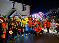 Fantastic total raised by Okehampton Round Table's Santa Sleigh