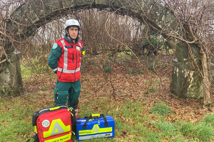 David Hutchins is often first on the scene of emergencies where he can save lives