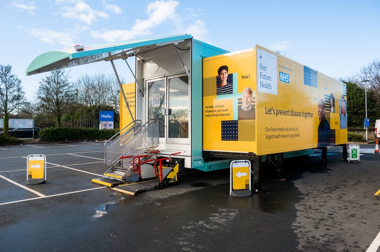 Our Future Health mobile NHS clinic