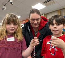 Crafty children's bead session