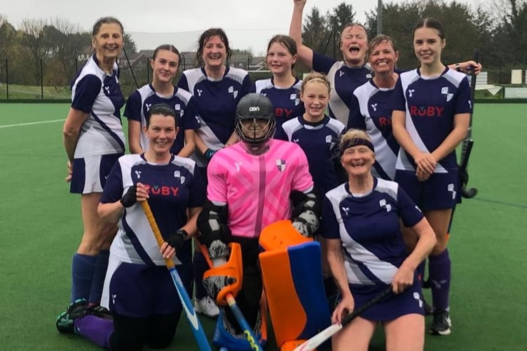 Okehampton HC ladies 3rd team