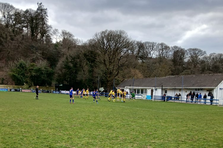 Sean Ayre's free kick beats the Stoke keeper